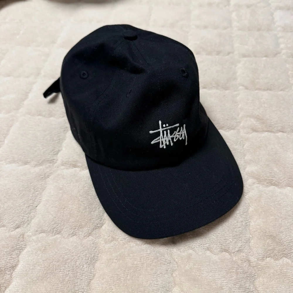 SS24 Stussy basic logo Daily cap in black